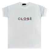 Clvse society premium logo tee - white