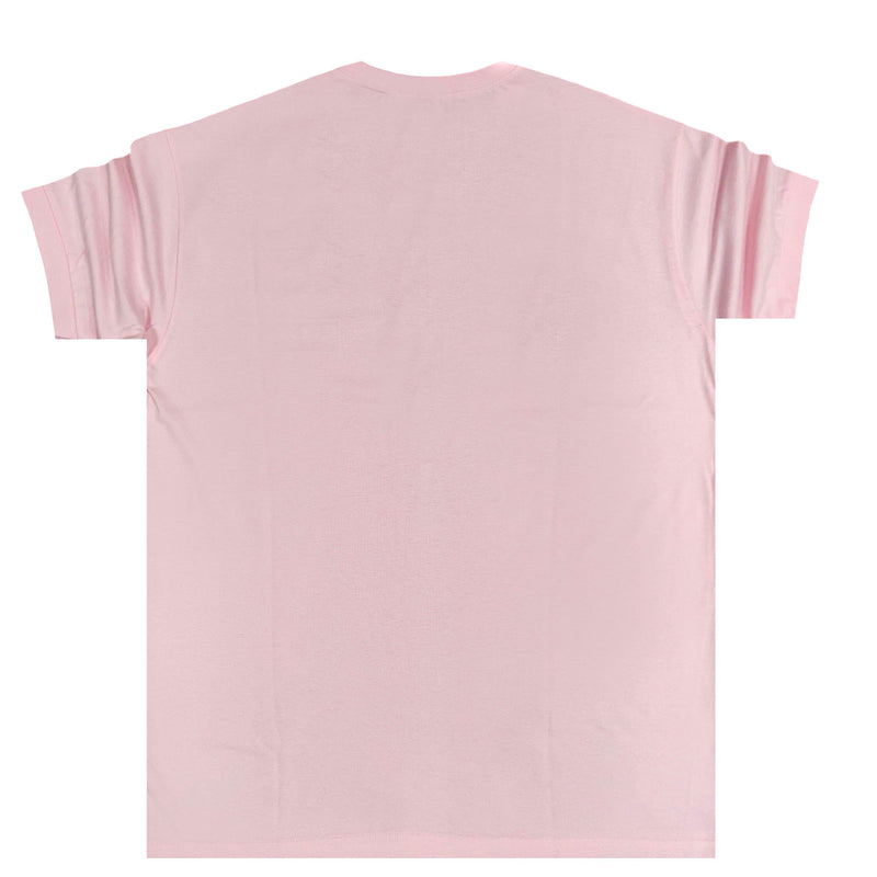 Close society - S23-242 - frame logo tee - light pink