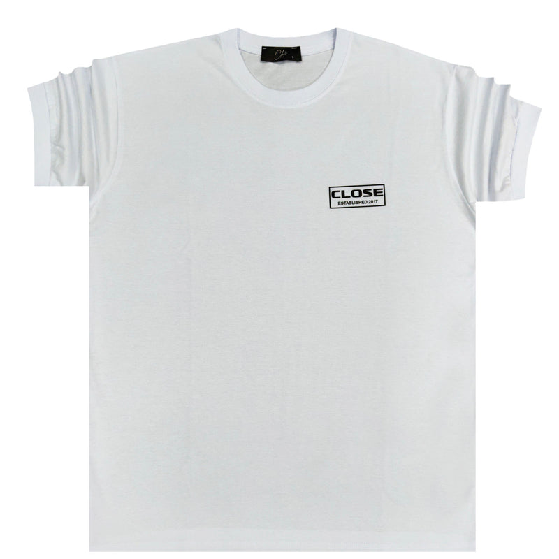 Close society - S23-242 - frame logo tee - white