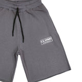 Clvse society frame logo shorts - charcoal