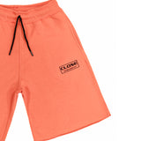 Close society - S23-342 - frame logo shorts - coral