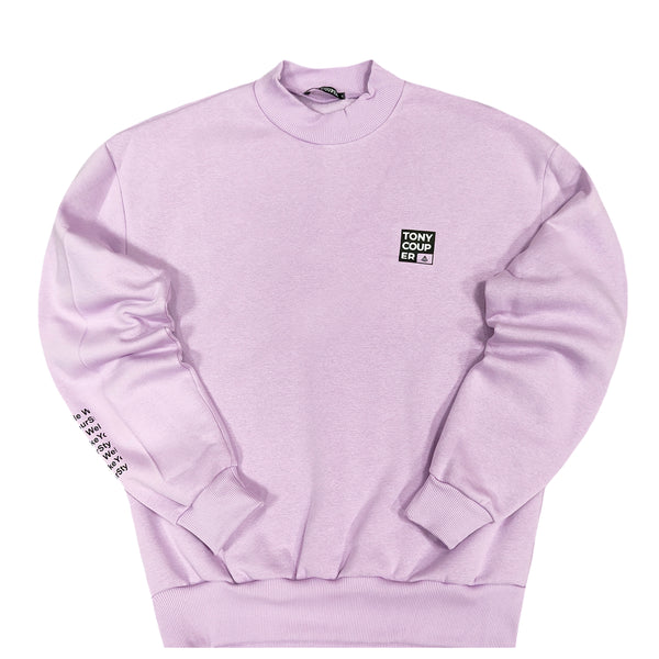 Tony couper- S23/11 - hustle crewneck - lilaq