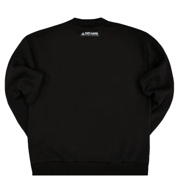 Tony couper - S23/20 - small logo crewneck - black