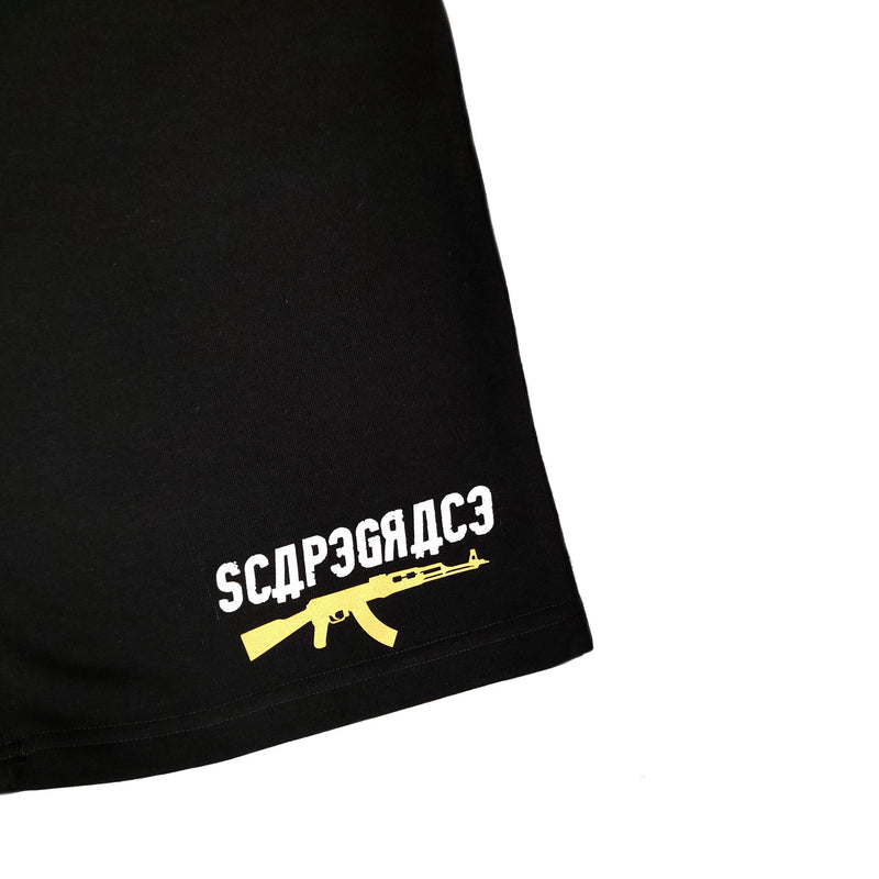Scapegrace - SC-1906 - gold ak shorts - black
