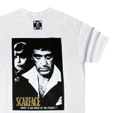 Scapegrace scarface oversize tee - white
