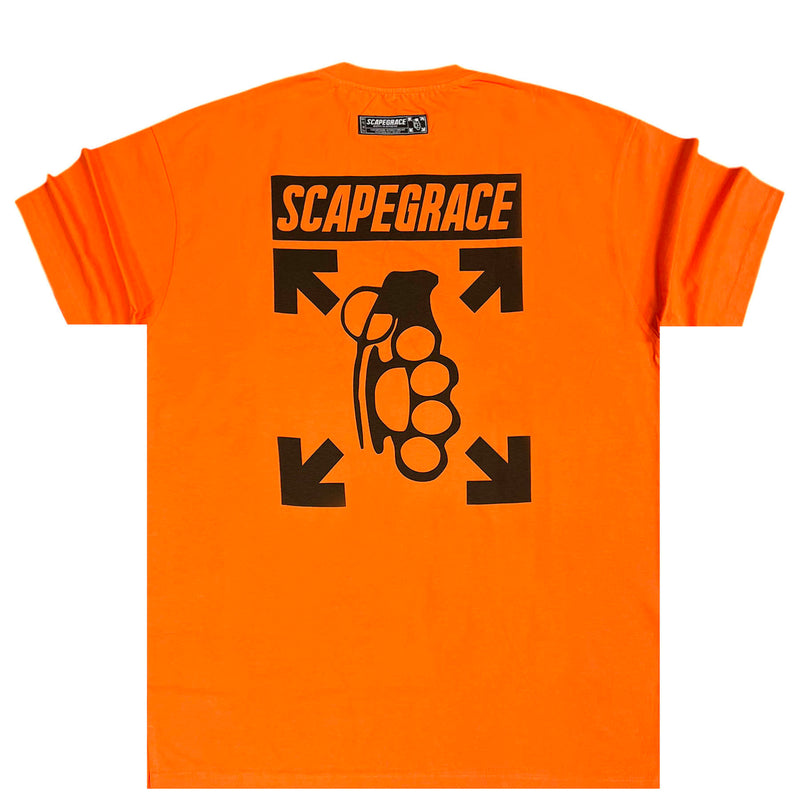 Scapegrace - SC-2217 - logo oversize tee - orange