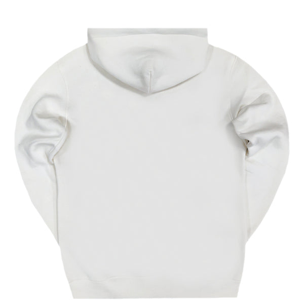 Scapegrace - SC051218 - gold logo hoodie - white