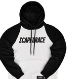 Scapegrace - SC221216 - raglan logo hoodie- white