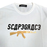 Scapegrace - SCB-1901AK - gold ak t-shirt - white