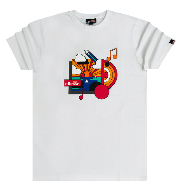 Ellesse -SHP16245- 908 - white vistallo tee