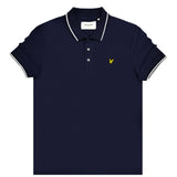 Lyle & scott blue essentials tipped polo sp1524 vog-w190