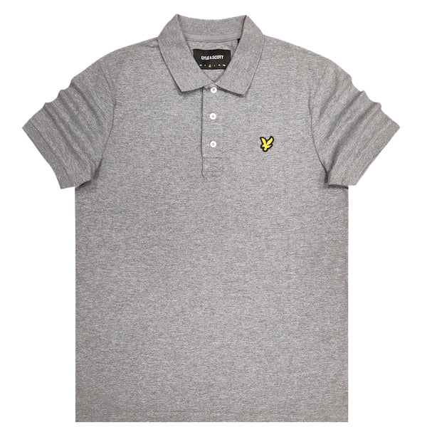 Lyle & scott light grey essentials plain polo sp400 vog-t28