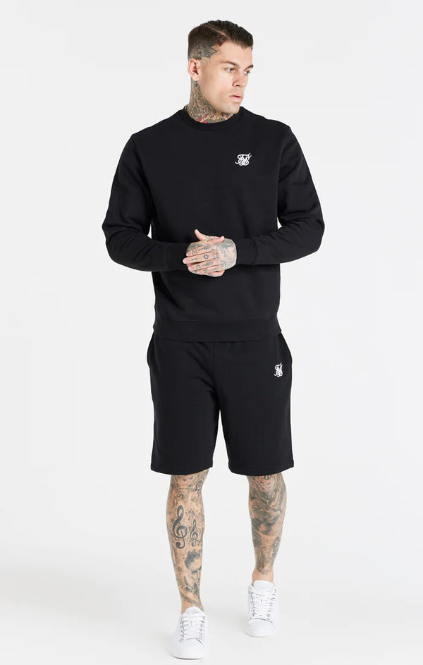 Siksilk - SS-20952 - crew sweatshirt - black