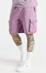 Siksilk - SS-22072 - washed cargo short - pink