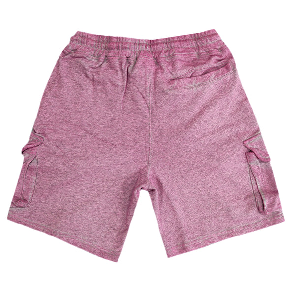 Siksilk - SS-22072 - washed cargo short - pink