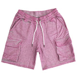 Siksilk - SS-22072 - washed cargo short - pink