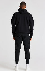 Siksilk black oversized hoodie