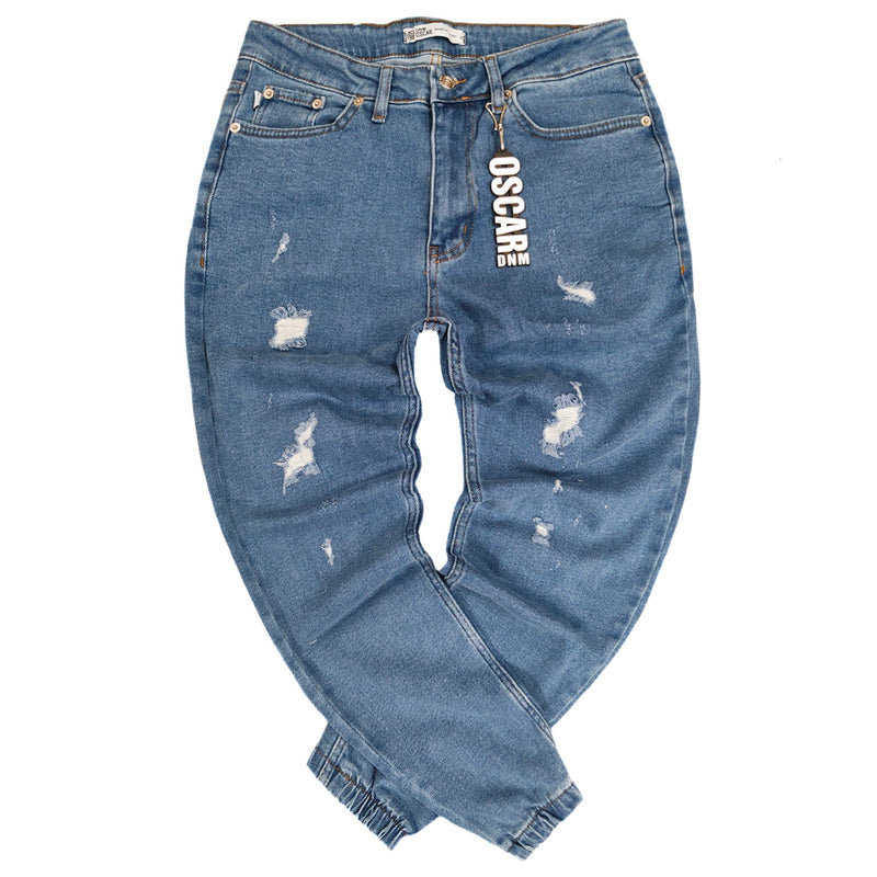 Oscar - TR6154OSC - jogger jeans - light blue