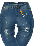 Oscar - TR61711OSC - jogger jeans- blue