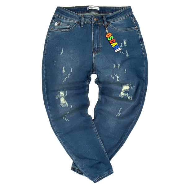 Oscar - TR61711OSC - jogger jeans- blue