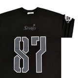 Jcyj - TRM154 - sparks oversize tee - black