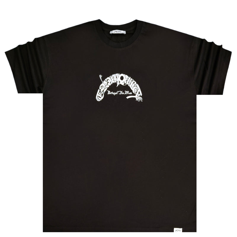 Jcyj - TRM174 - portugal oversize tee - black