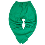Jcyj - TRM319 - loose fit pants - green