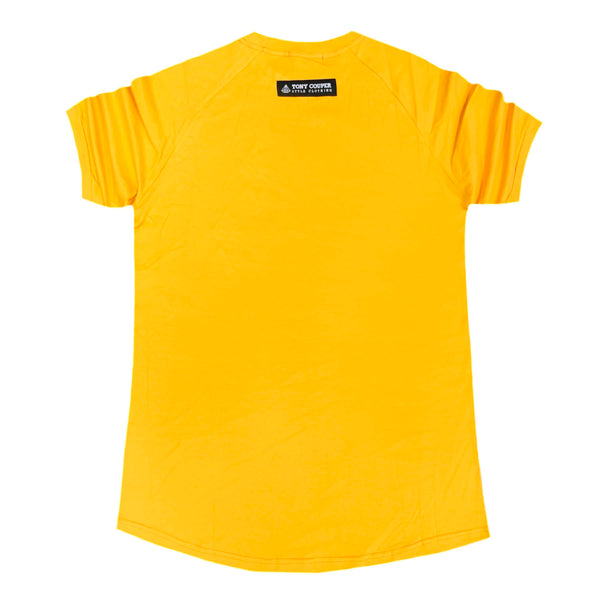 Tony couper - TT22/14 - classic tee - yellow