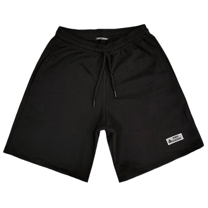 Tony Couper - V22/17 - patch shorts - black