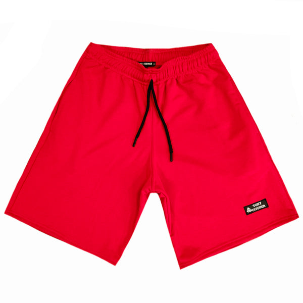 Tony Couper - V22/19 - patch shorts - red