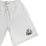 Tony Couper - V22/46 - cube shorts - white