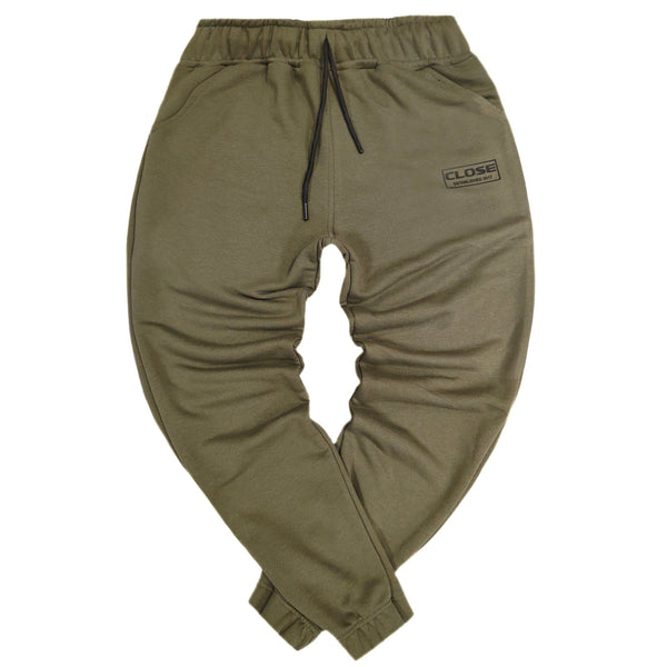 Close society - W22-142 - frame logo pants - khaki