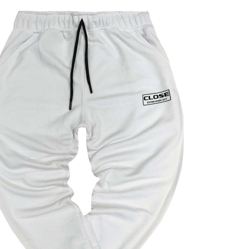 Clvse society - W22-142 - frame logo pants - white