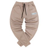 Close society - W22-150 - small white logo pants - beige