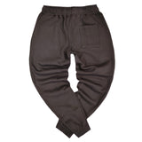 Clvse society - W22-150 - small white logo pants - dark grey