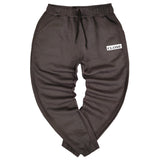 Clvse society - W22-150 - small white logo pants - dark grey