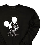 Clvse society - W22-48 - mickey crewneck - black