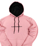 Clvse society - W22-501 - simple logo hoodie - pink