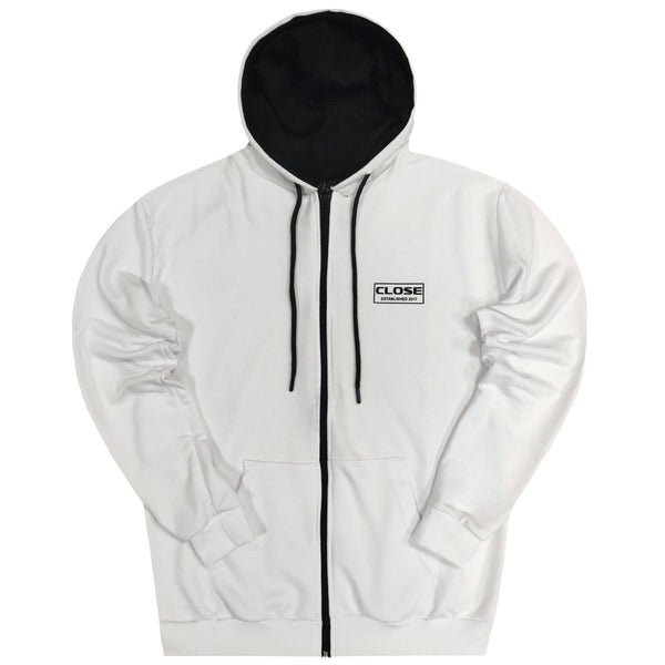 Close society - W22-642 - frame logo jacket - white