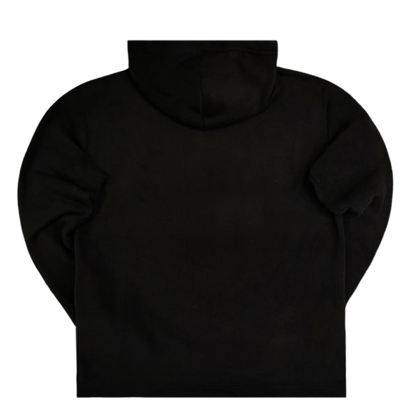 Close society - W22-750 - embroidery logo fleece - black