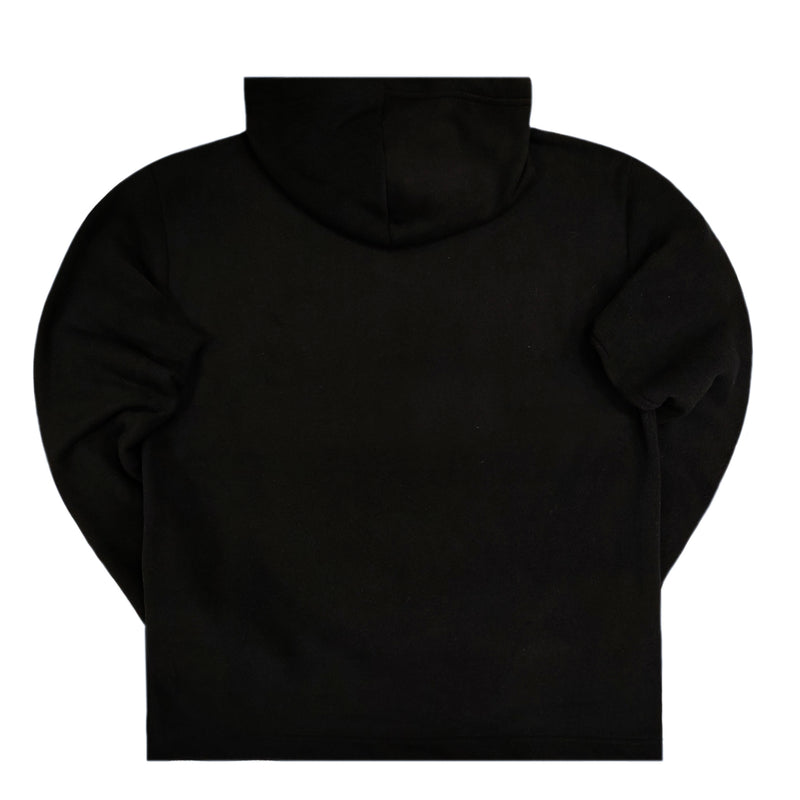 Clvse society - W22-750 - embroidery logo fleece - black