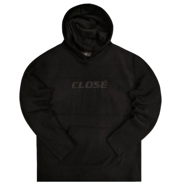 Close society - W22-750 - embroidery logo fleece - black