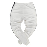 Magicbee - MB22401 - elastic stripes pants - off white