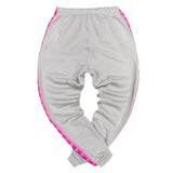 Magicbee - MB22402 - neon pink tape pants - ice grey
