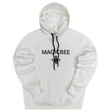 Magicbee - MB22505 - classic logo hoodie - off white