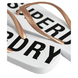 Superdry - WF310155A-7BJ - code essential flip flop - optic/metallic gold