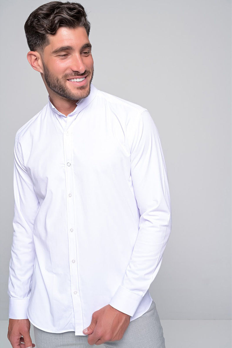 Ανδρικό πουκάμισο Ben tailor - BENT.0589 - hernando λευκό