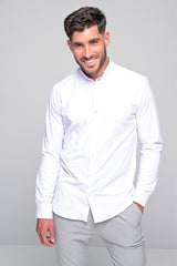 Ανδρικό πουκάμισο Ben tailor - BENT.0589 - hernando λευκό
