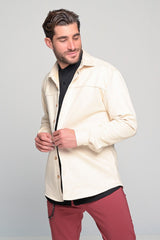 Ben tailor - BENT.0660 - alcantara shirt - beige