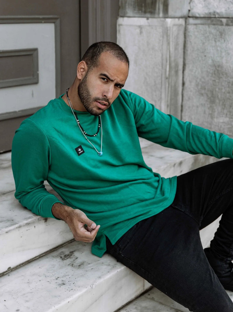 Magicbee - MB22509 - classic long sleeve tee - petrol